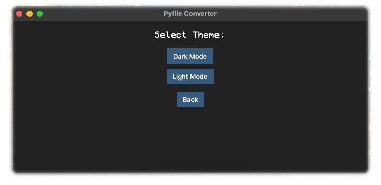 Theme Menu Dark Mode